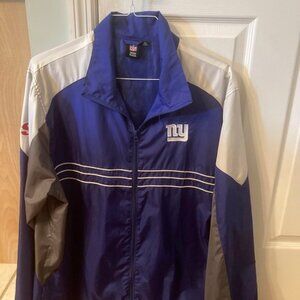 Mens Jacket New York Giants Sports Illustrated Reebok NFL Team X Large XL Blue